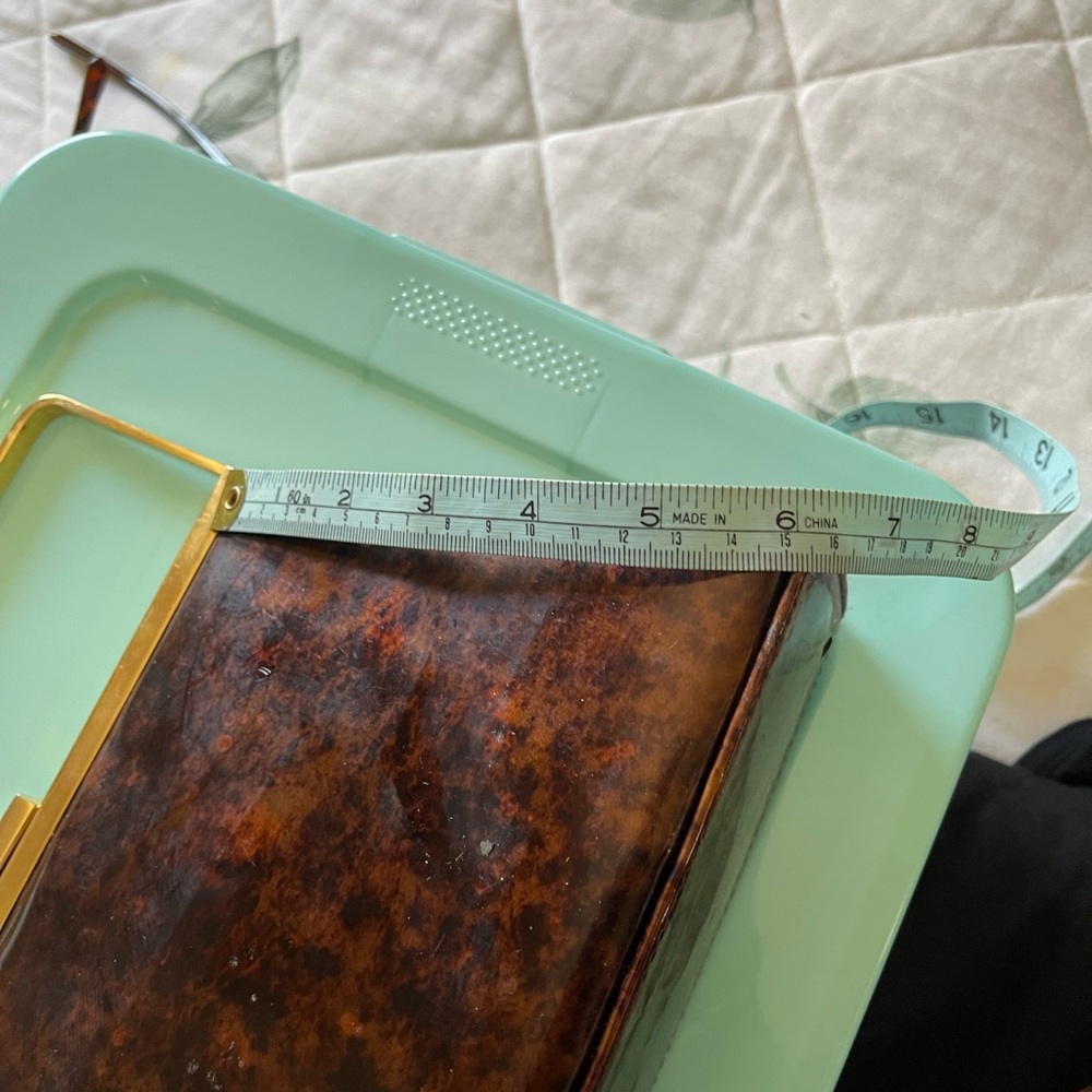 Tortoise shell hand bag - Picture 4 of 8